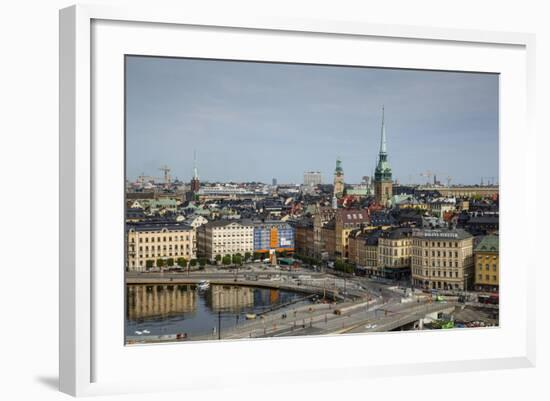 Skyline of Stockholm, Sweden, Scandinavia, Europe-Yadid Levy-Framed Photographic Print