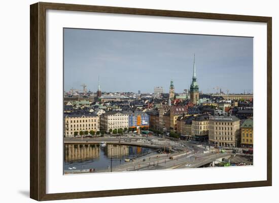 Skyline of Stockholm, Sweden, Scandinavia, Europe-Yadid Levy-Framed Photographic Print