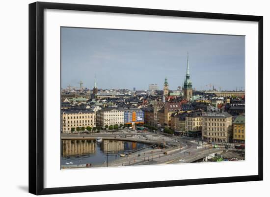 Skyline of Stockholm, Sweden, Scandinavia, Europe-Yadid Levy-Framed Photographic Print