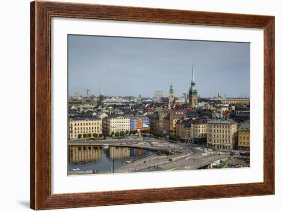 Skyline of Stockholm, Sweden, Scandinavia, Europe-Yadid Levy-Framed Photographic Print