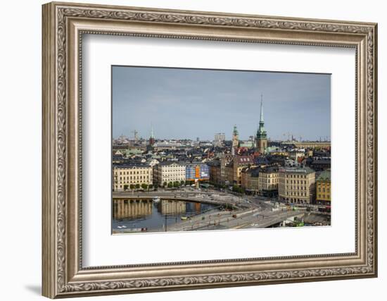 Skyline of Stockholm, Sweden, Scandinavia, Europe-Yadid Levy-Framed Photographic Print