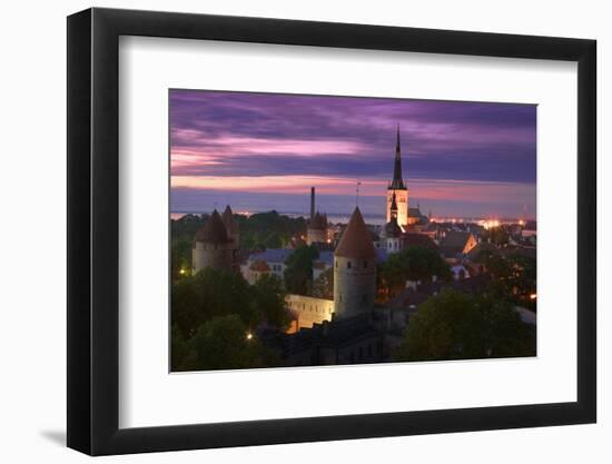 Skyline of Tallinn-Jon Hicks-Framed Photographic Print