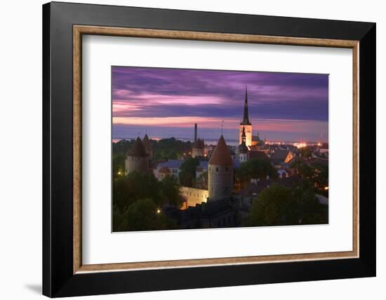 Skyline of Tallinn-Jon Hicks-Framed Photographic Print