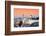 Skyline of the Old City at He Western Wall and Temple Mount in Jerusalem, Israel.-ESB Professional-Framed Photographic Print