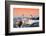 Skyline of the Old City at He Western Wall and Temple Mount in Jerusalem, Israel.-ESB Professional-Framed Photographic Print