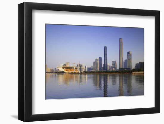 Skyline of Tianhe, Guangzhou, Guangdong, China, Asia-Ian Trower-Framed Photographic Print