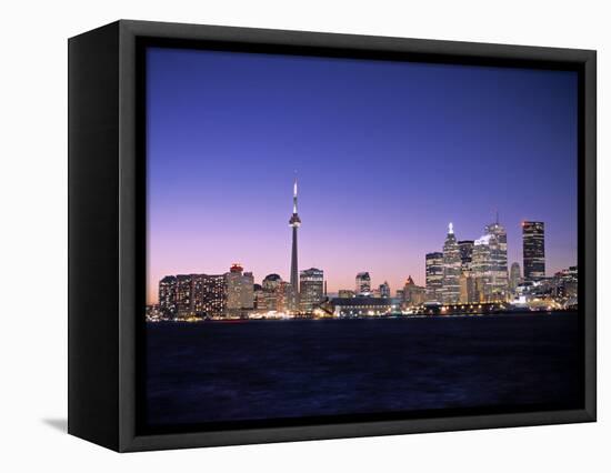 Skyline of Toronto, Ontario, Canada-Walter Bibikow-Framed Premier Image Canvas