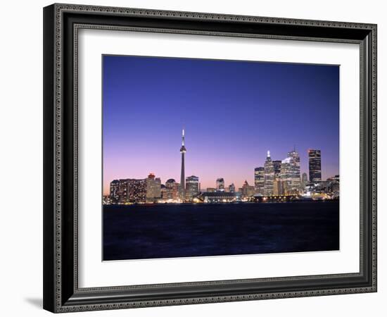 Skyline of Toronto, Ontario, Canada-Walter Bibikow-Framed Photographic Print