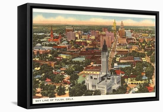 Skyline of Tulsa, Oklahoma-null-Framed Stretched Canvas