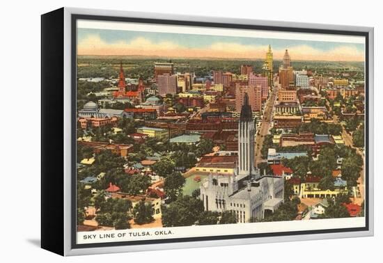 Skyline of Tulsa, Oklahoma-null-Framed Stretched Canvas