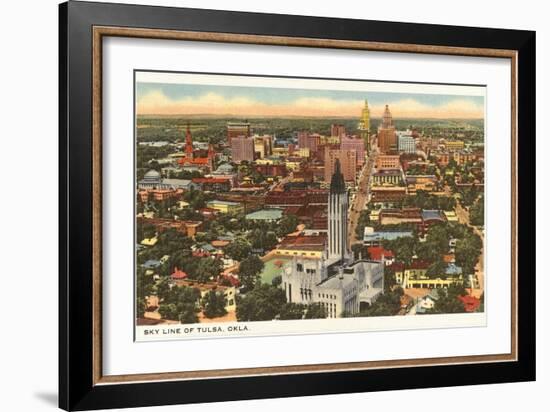 Skyline of Tulsa, Oklahoma-null-Framed Art Print
