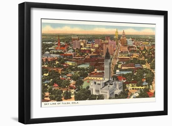 Skyline of Tulsa, Oklahoma-null-Framed Art Print