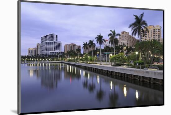 Skyline of West Palm Beach, Florida, United States of America, North America-Richard Cummins-Mounted Photographic Print