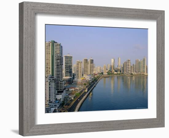 Skyline, Panama City, Panama, Central America-Bruno Morandi-Framed Photographic Print