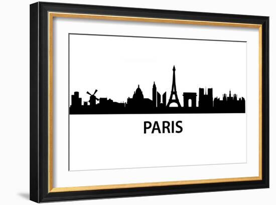 Skyline Paris-unkreatives-Framed Art Print