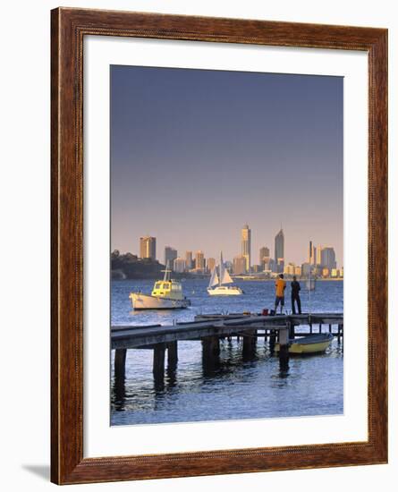 Skyline, Perth, Western Australia, Australia-Doug Pearson-Framed Photographic Print