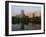 Skyline Reflection in the Connecticut River, Hartford, Connecticut-Jerry & Marcy Monkman-Framed Photographic Print