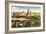 Skyline, San Antonio, Texas-null-Framed Art Print