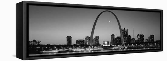 Skyline, St. Louis, MO, USA-null-Framed Stretched Canvas