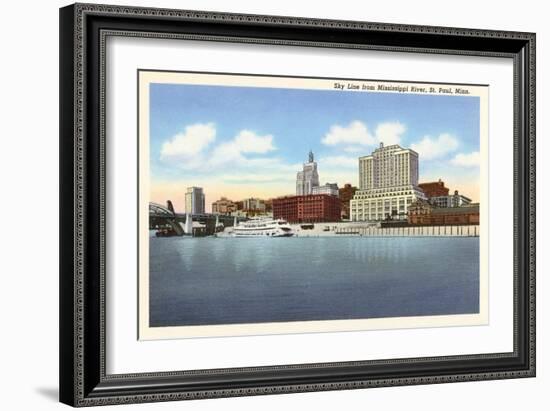 Skyline, St. Paul, Minnesota-null-Framed Art Print