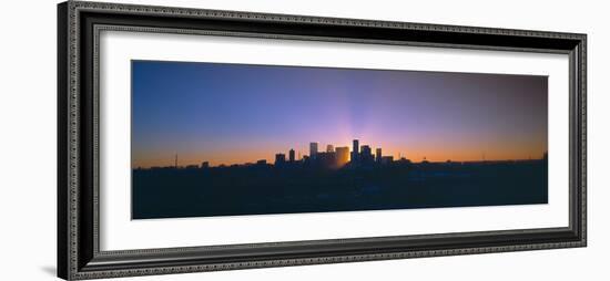 Skyline, Sunrise, Denver, Co-null-Framed Photographic Print