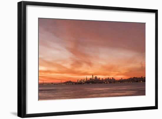 Skyline Sunset-Aaron Matheson-Framed Photographic Print