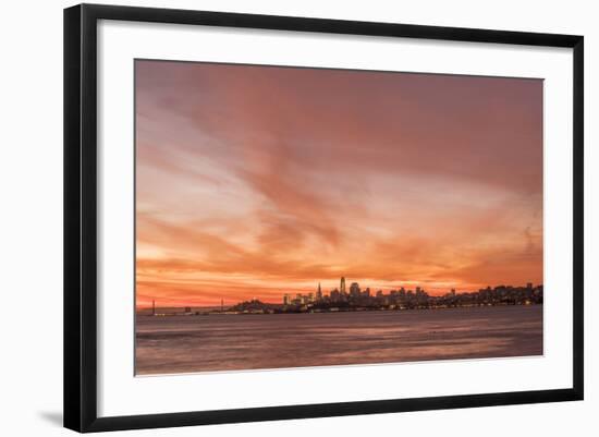 Skyline Sunset-Aaron Matheson-Framed Photographic Print