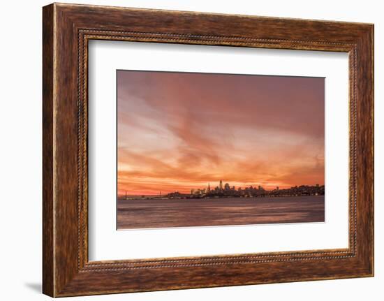 Skyline Sunset-Aaron Matheson-Framed Photographic Print