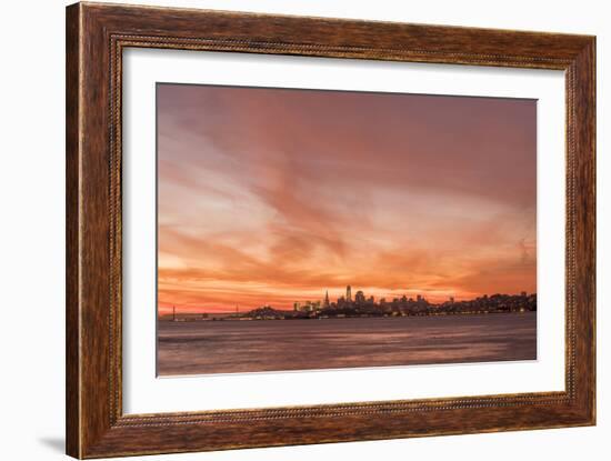 Skyline Sunset-Aaron Matheson-Framed Photographic Print