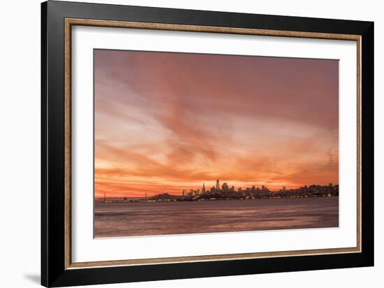 Skyline Sunset-Aaron Matheson-Framed Photographic Print