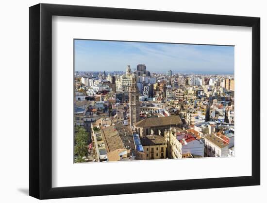 Skyline View Including the Iglesia De Santa Catalina and Plaza Redonda, Valencia, Spain-Chris Hepburn-Framed Photographic Print