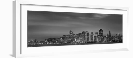 Skyline Viewed from Treasure Island, San Francisco, California, USA-null-Framed Photographic Print