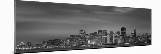 Skyline Viewed from Treasure Island, San Francisco, California, USA-null-Mounted Photographic Print