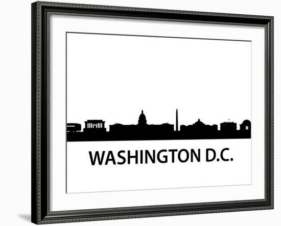 Skyline Washington D.C-unkreatives-Framed Art Print