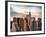 Skyline with a Top of the Chrysler Building at Sunset-Philippe Hugonnard-Framed Photographic Print