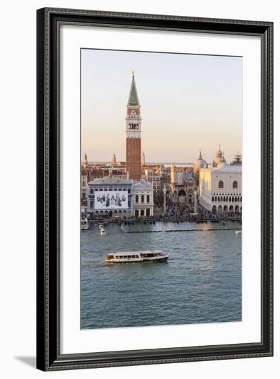 Skyline with Campanile and Doge's Palace. Venice. Italy-Tom Norring-Framed Photographic Print