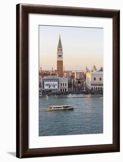 Skyline with Campanile and Doge's Palace. Venice. Italy-Tom Norring-Framed Photographic Print