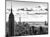 Skyline with the Empire State Building and the One World Trade Center, Manhattan, NYC-Philippe Hugonnard-Mounted Photographic Print