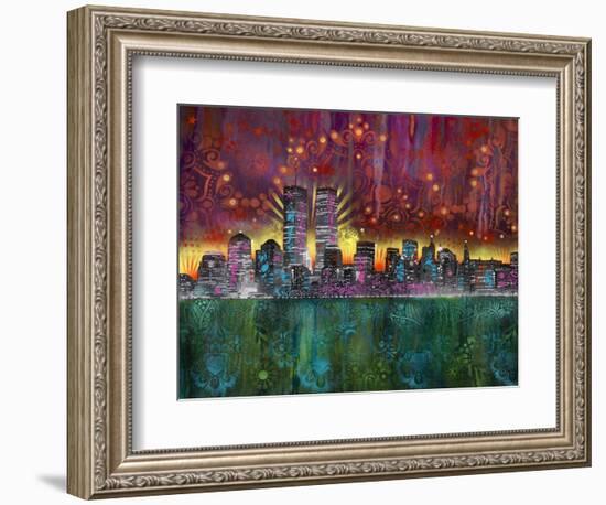 Skyline-Dean Russo- Exclusive-Framed Giclee Print