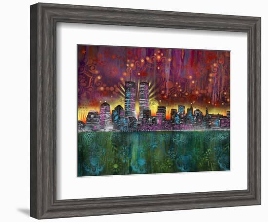 Skyline-Dean Russo- Exclusive-Framed Giclee Print