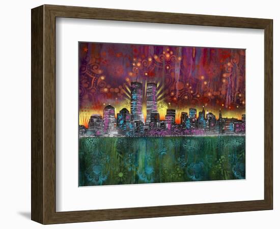 Skyline-Dean Russo- Exclusive-Framed Giclee Print