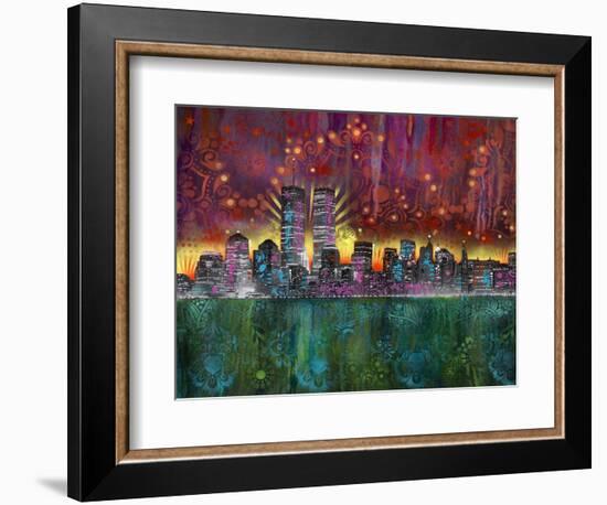 Skyline-Dean Russo- Exclusive-Framed Giclee Print