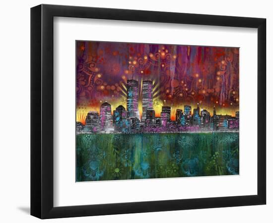 Skyline-Dean Russo- Exclusive-Framed Giclee Print