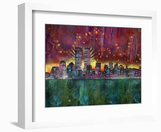 Skyline-Dean Russo- Exclusive-Framed Giclee Print