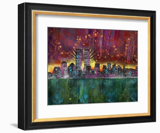 Skyline-Dean Russo- Exclusive-Framed Giclee Print