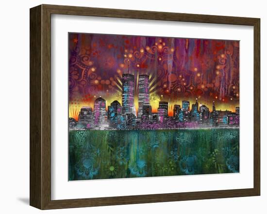 Skyline-Dean Russo- Exclusive-Framed Giclee Print