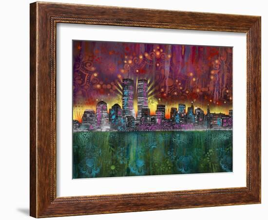 Skyline-Dean Russo- Exclusive-Framed Giclee Print