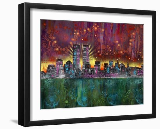 Skyline-Dean Russo- Exclusive-Framed Giclee Print