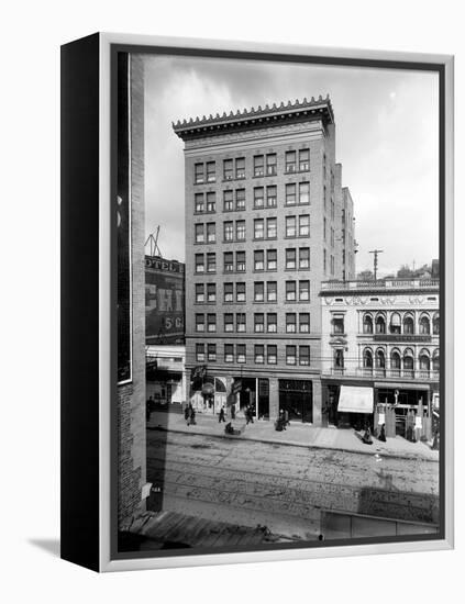 Skyscraper, Early 20th Century-Asahel Curtis-Framed Premier Image Canvas