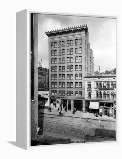 Skyscraper, Early 20th Century-Asahel Curtis-Framed Premier Image Canvas